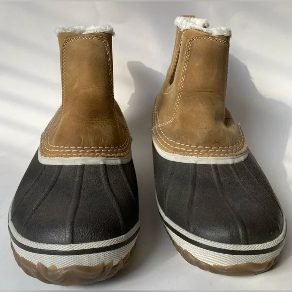 Eddie Bauer Hunt PAC Slip on Boots Wheat Tan Brown Size 10 Duck Waterproof - Picture 4 of 15